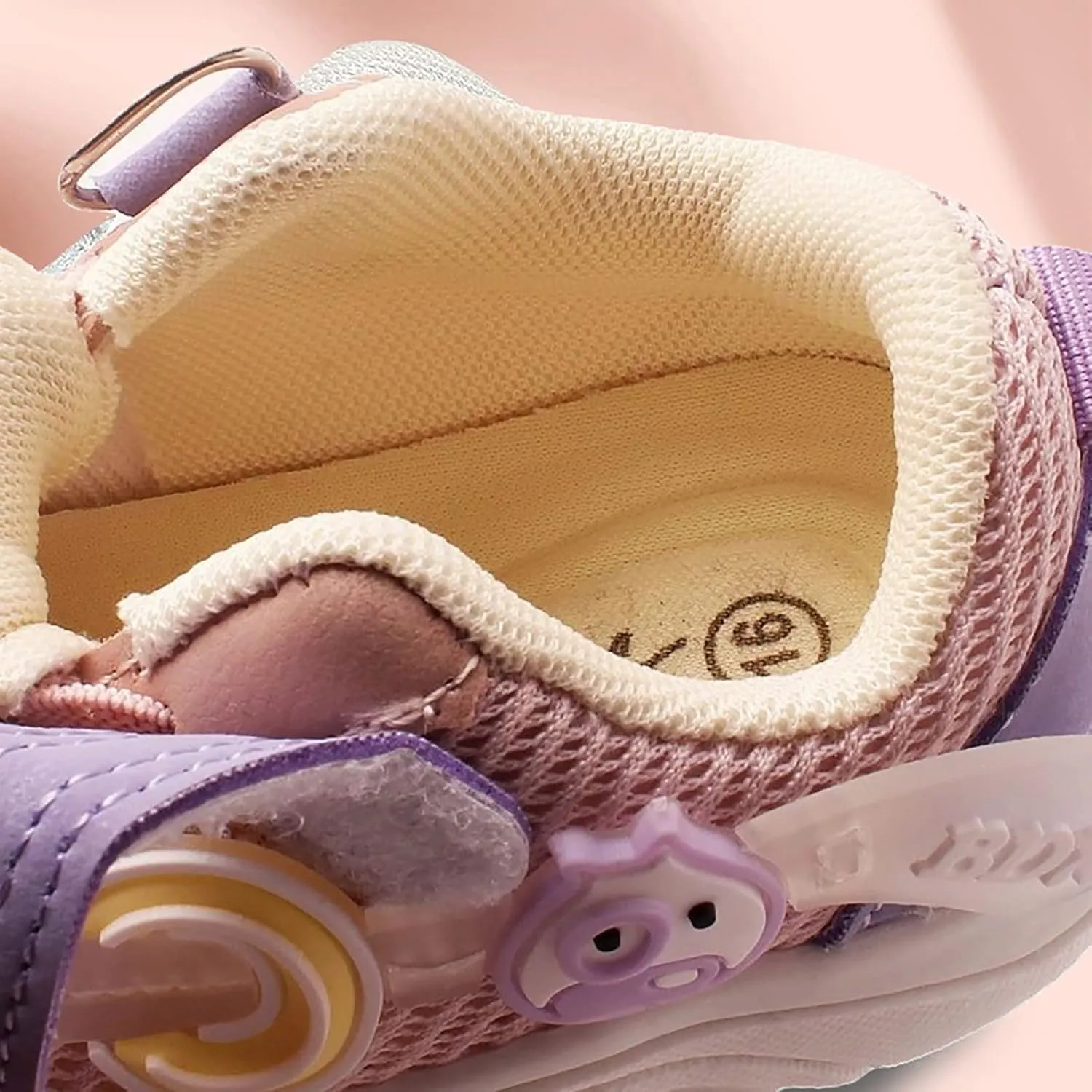 Unisex Baby Shoes Boys Girls Infant Sneakers Non-Slip Soft Rubber Sole Toddler Lightweight First Walking Shoes