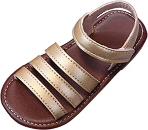 Walking Shoes for Boys Girls Retro Summer Open Toe Baby Beach Sandals Soft Sole Comfortable Children's Sandals